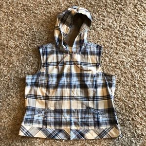 Christopher & Banks reversible vest size XL